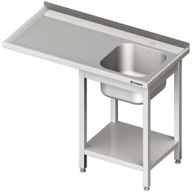 Stôl s umývadlom 1-kom (P) a priestor pre chladničku alebo umývačky riadu 1200x600x900 mm skrutka