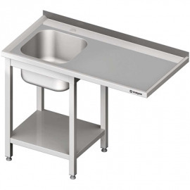 Stôl s drezom 1-kom (L) a priestor pre chladničku alebo umývačky riadu 1200x600x900 mm skrutka.